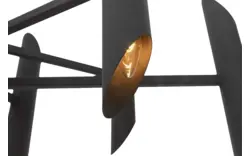 Goossens excellent hanglamp liando zwart metaal - 8190637-02