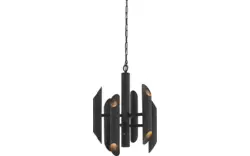 Goossens excellent hanglamp liando zwart metaal - 8190638-01