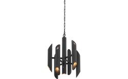 Goossens excellent hanglamp liando zwart metaal - 8190638-01