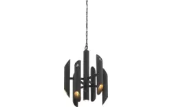 Goossens excellent hanglamp liando zwart metaal - 8190638-01