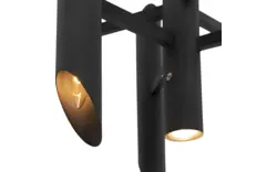 Goossens excellent hanglamp liando zwart metaal - 8190638-01