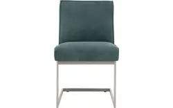 Goossens excellent eetkamerstoel tom groen leer - 8190647-02