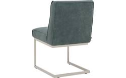 Goossens excellent eetkamerstoel tom groen leer - 8190647-02