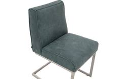 Goossens excellent eetkamerstoel tom groen leer - 8190647-02