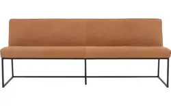 Goossens excellent eetkamerbank tom bruin leer - 8190648-02