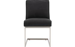 Goossens excellent eetkamerstoel tom zwart leer - 8190653-02