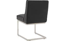 Goossens excellent eetkamerstoel tom zwart leer - 8190653-03
