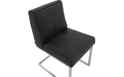 Goossens excellent eetkamerstoel tom zwart leer - 8190653-02