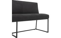 Goossens excellent eetkamerbank tom zwart leer - 8190654-02