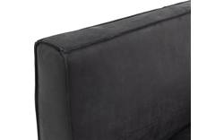 Goossens excellent eetkamerbank tom zwart leer - 8190654-02