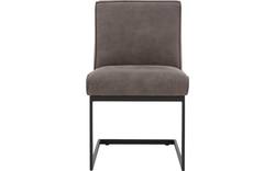 Goossens excellent eetkamerstoel tom grijs leer - 8190657-02
