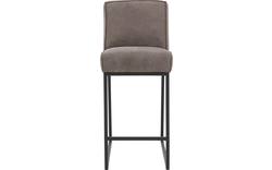 Goossens excellent barstoel tom grijs leer - 8190659-02