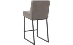 Goossens excellent barstoel tom grijs leer - 8190659-02