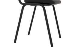 Goossens eetkamerstoel chaplin grijs leer - 8190677-02