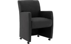 Goossens eetkamerstoel alex grijs microvezel - 8190692-02