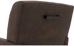 Goossens eetkamerstoel alex bruin microvezel - 8190698-02