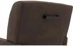 Goossens eetkamerstoel alex bruin microvezel - 8190698-02