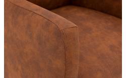 Goossens eetkamerstoel alex bruin microvezel - 8190699-02