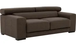Goossens zitbank nora bruin stof - 8190705-211-01