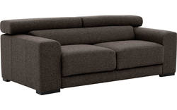 Goossens zitbank nora bruin stof - 8190705-213-01
