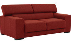 Goossens zitbank nora rood stof - 8190705-216-02