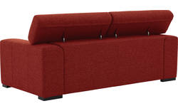 Goossens zitbank nora rood stof - 8190705-216-01