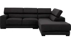 Goossens hoekbank nora grijs stof - 8190707-204-01