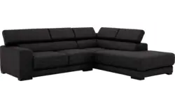 Goossens hoekbank nora grijs stof - 8190707-204-01