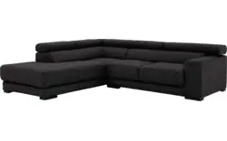 Goossens hoekbank nora grijs stof - 8190707-204-01-gespiegeld