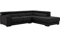 Goossens hoekbank nora grijs stof - 8190707-204-01