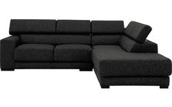 Goossens hoekbank nora grijs stof - 8190707-205-01