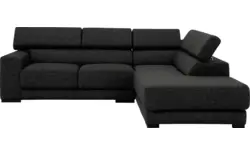 Goossens hoekbank nora grijs stof - 8190707-205-01
