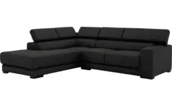 Goossens hoekbank nora grijs stof - 8190707-205-01-gespiegeld