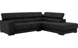 Goossens hoekbank nora grijs stof - 8190707-205-01