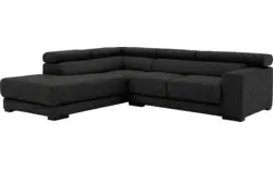 Goossens hoekbank nora grijs stof - 8190707-205-01-gespiegeld
