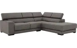 Goossens hoekbank nora grijs stof - 8190707-207-01