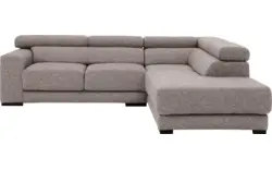 Goossens hoekbank nora grijs stof - 8190707-208-01
