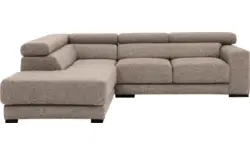 Goossens hoekbank nora beige stof - 8190707-209-01-gespiegeld