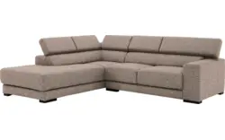Goossens hoekbank nora beige stof - 8190707-209-01-gespiegeld