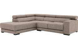 Goossens hoekbank nora beige stof - 8190707-209-01-gespiegeld