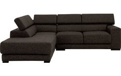 Goossens hoekbank nora bruin stof - 8190707-213-02-gespiegeld