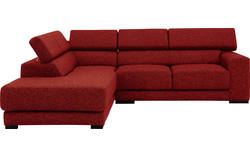 Goossens hoekbank nora rood stof - 8190707-216-02-gespiegeld