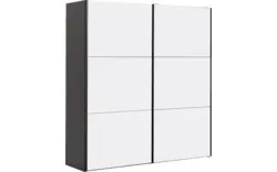 Goossens kledingkast easy storage sdk zwart hoogwaardig meubelplaat - 8190716-12