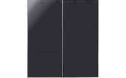 Goossens kledingkast easy storage sdk zwart hoogwaardig meubelplaat - 8190717-05