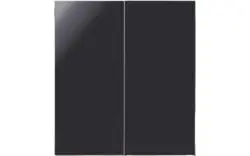 Goossens kledingkast easy storage sdk zwart hoogwaardig meubelplaat - 8190717-05