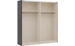 Goossens kledingkast easy storage sdk zwart hoogwaardig meubelplaat - 8190717-10