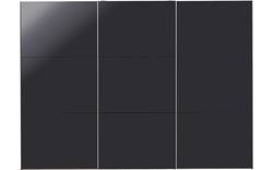 Goossens kledingkast easy storage sdk zwart hoogwaardig meubelplaat - 8190723-01