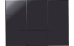 Goossens kledingkast easy storage sdk zwart hoogwaardig meubelplaat - 8190723-08