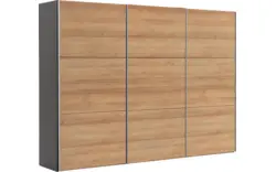 Goossens kledingkast easy storage sdk zwart hoogwaardig meubelplaat - 8190724-01