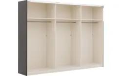 Goossens kledingkast easy storage sdk zwart hoogwaardig meubelplaat - 8190724-08
